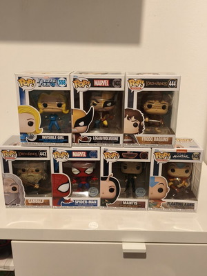 Σετ Funko Pop 7 φιγούρες Marvel, LOTR, Avatar σαν καινούργιο