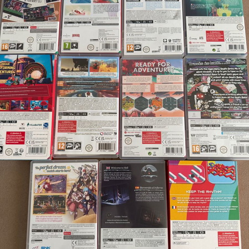 Set of 18 new Nintendo Switch games
