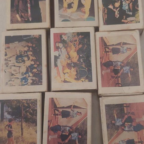 Collectible Greek Monopoly Matchboxes used, 1970s-80s scouting and school life