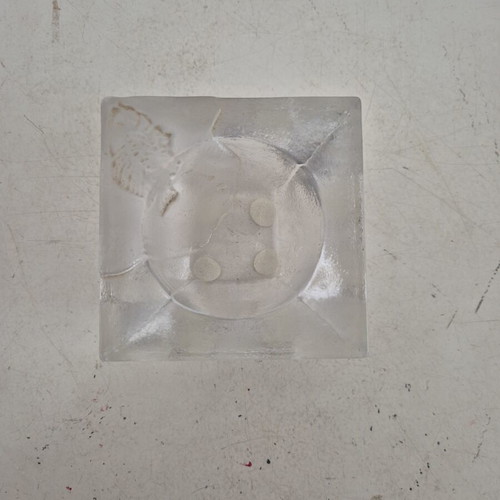 Kosta Boda Crystal Decorative Piece new, Scandinavian minimal design