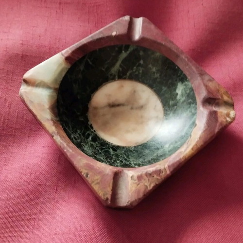 Vintage marble ashtray like new, 1960s
