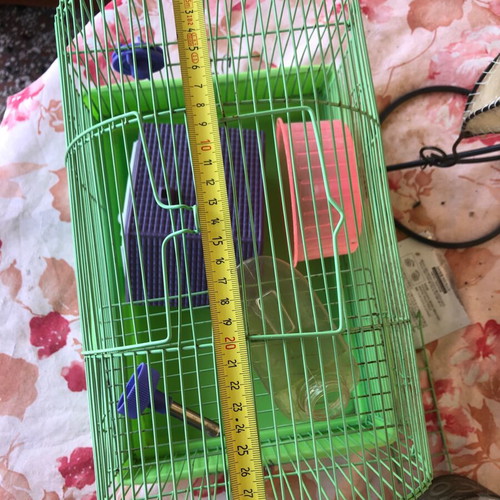 Hamster cage like new with accessories