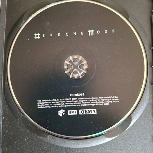 CD Depeche Mode remixes σαν καινούργιο, ηλεκτρονική μουσική