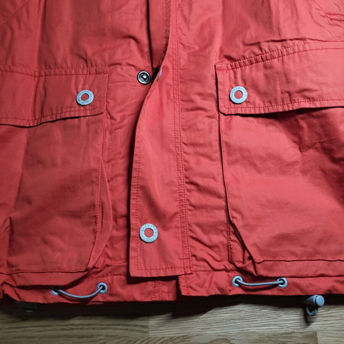 Lacoste jacket orange XL like new, waterproof and windproof