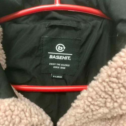 Basehit women's winter sherpa jacket like new, pink, size XL