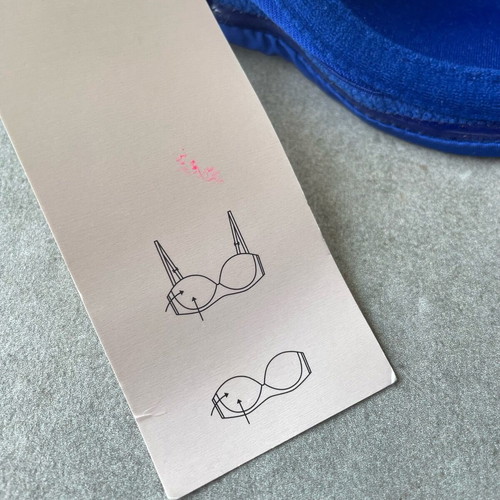 Balconette bra new, blue, H&M