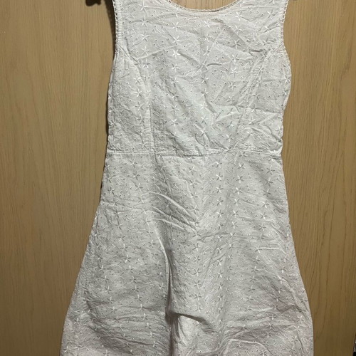 Dress used small white with lining