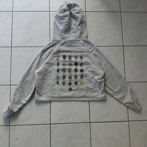 Daily Paper "healing stones" crop top grey size medium like new