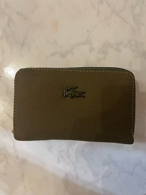 Lacoste wallet new, green