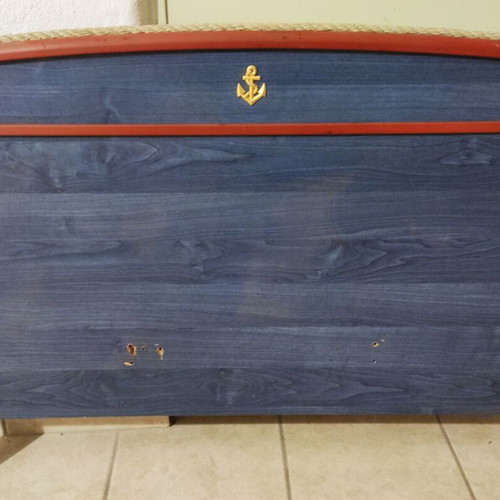 Gautier Cap Horn Marine Bedroom Set like new, headboards and shelf