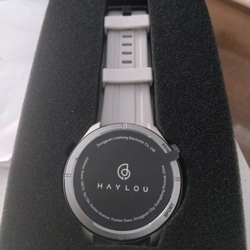 Haylou Solar Neo silver smart watch