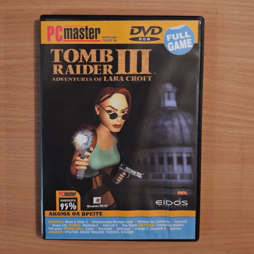 Tomb Raider III PC game new, collectible from PC Master