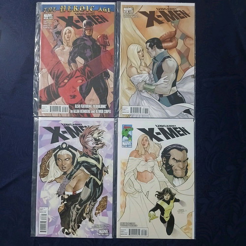 Uncanny X-Men pack of 4 issues like new, complete storyline