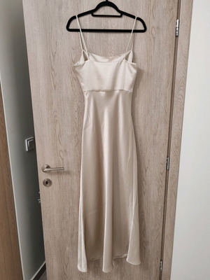 Bec and Bridge Nadia Maxi Satin Dress Medium, Like New, Champagne