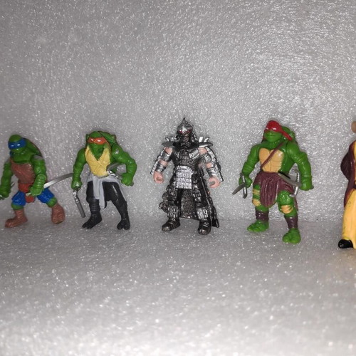 TMNT Master Splinter & Shredder collectible figure set like new
