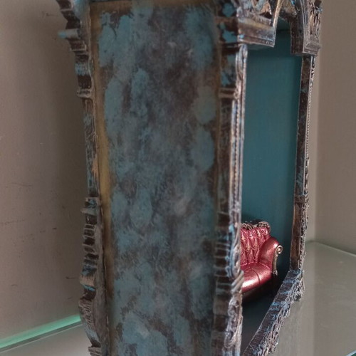 Decorative Easter box handmade new, polyester