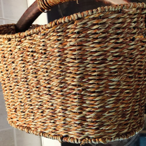 Wicker basket like new for decoration
