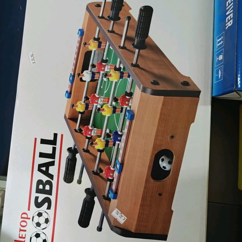 Wooden Tabletop Football New