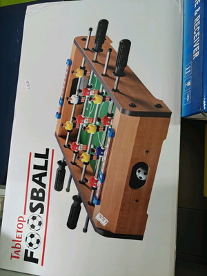 Wooden Tabletop Football New