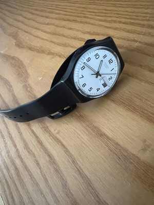 Swatch GB743-S26 unisex ρολόι μεταχειρισμένο, μαύρο λουράκι