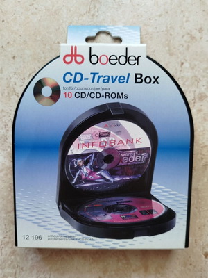 CD Travel Box Boeder για 10 Cds καινούργιο