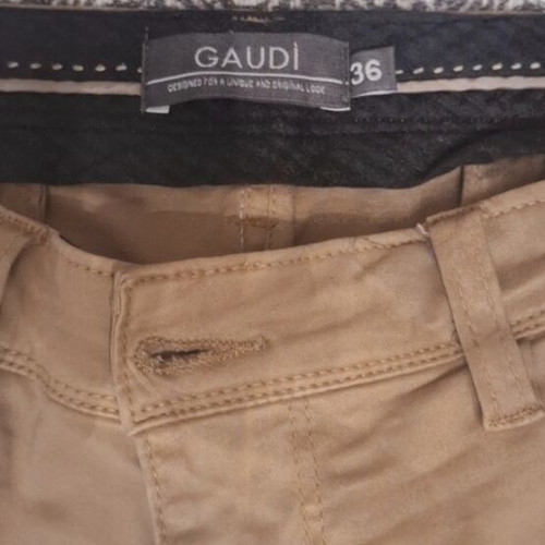 Gaudi men's skinny fit pants beige like new, size 36 W46