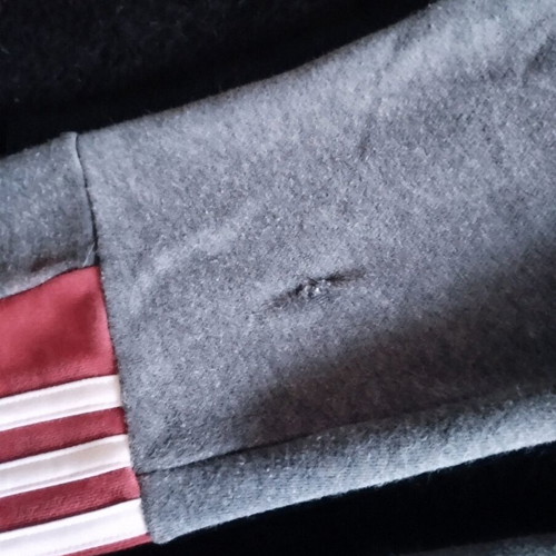 Adidas sweatshirt jacket used for 5-6 years old, grey