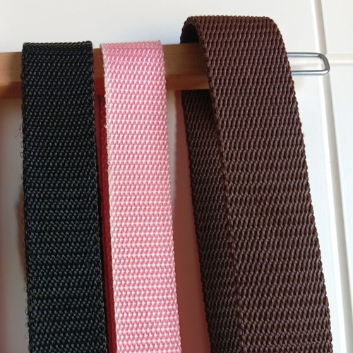 6 Unisex belts with metal buckles, adjustable, multicolor