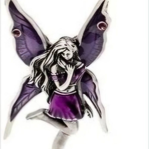Fairy pendants new, pack of 100 with enamel and zircon