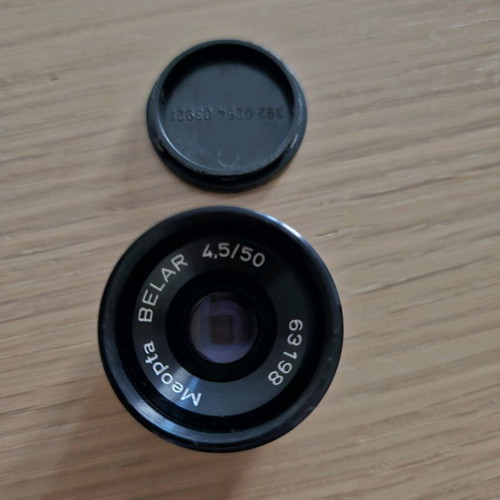 Meopta lens for film printer used, darkroom