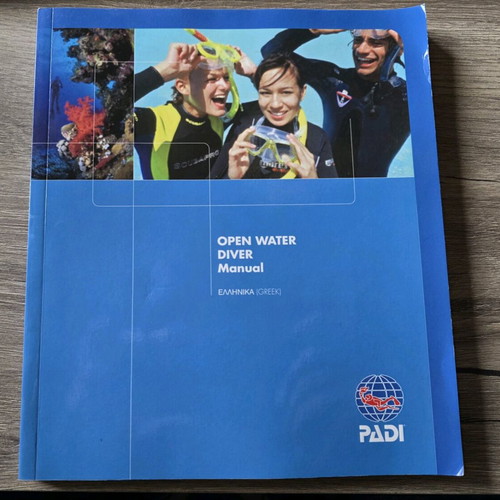 PADI Open Water Manual Greek Edition new (Version 2.08)