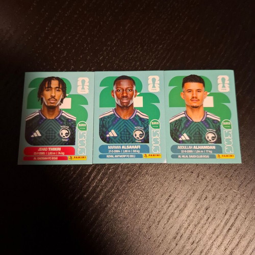 Saudi Arabia Players FIFA World Cup 2026 stickers new