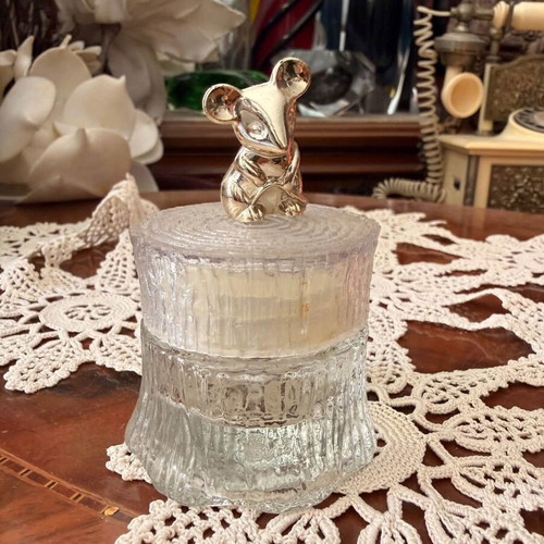 Avon vintage cream jar used, collectible decorative