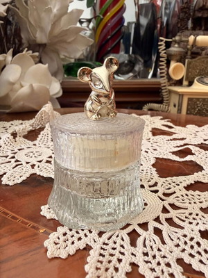 Avon vintage cream jar used, collectible decorative