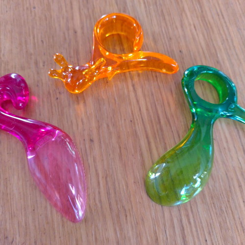 Koziol spoons for cleaning and eating citrus like new