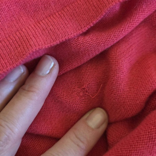 Laurel (Escada) pink top size 36 used, 100% cashmere