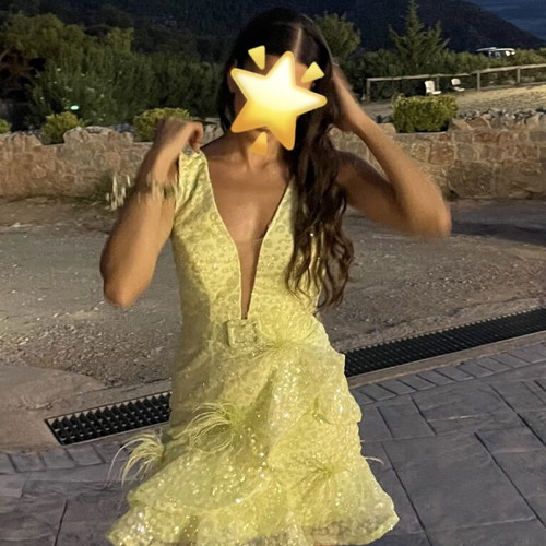 Lime Dress from InStyle shop like new, ideal for wedding guest