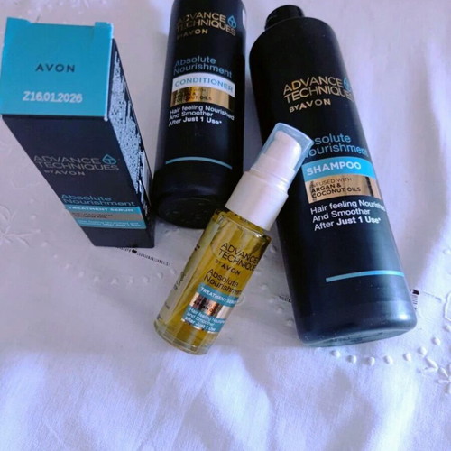 Avon Absolute Nourishment Hair Care Set with Argan Oil