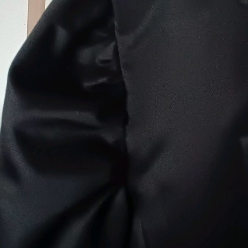 Satin jacket used, black with back design