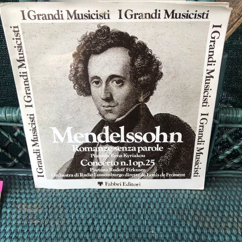Mendelssohn I Grandi Musicisti vinyl used, classical music