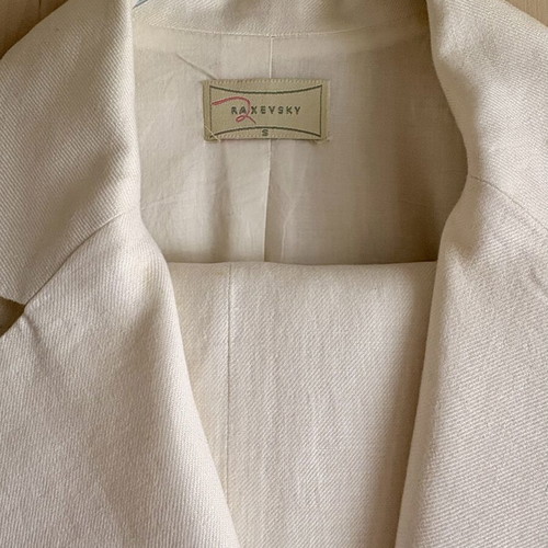 Linen suit Raxevsky like new, size Small, white