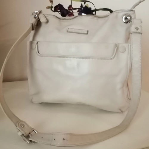 Chabrand Paris shoulder bag authentic white leather used