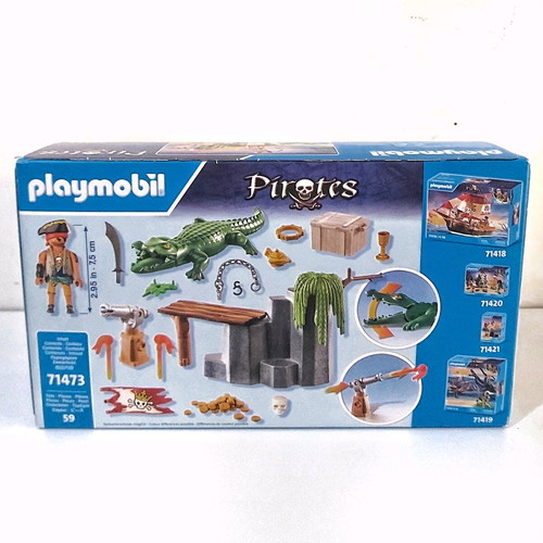 Playmobil 71473 Pirate with Alligator new