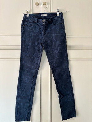 Garcia Jeans slim fit No26 new, blue patterned pants