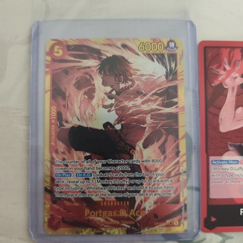 Portgas.D.Ace set OP16 The Time of Battle cards new, mint condition