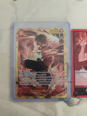 Portgas.D.Ace set OP16 The Time of Battle cards new, mint condition