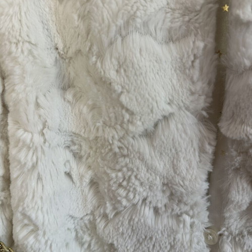 Tommy Hilfiger children's fur vest white size 7 like new