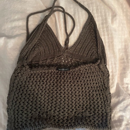 Womens top like new, one size, brown