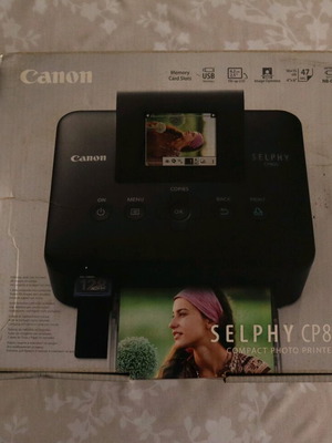 Canon SELPHY CP800 photo printer used, black