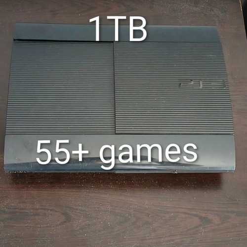 PlayStation 3 super slim console 1TB with preinstalled games